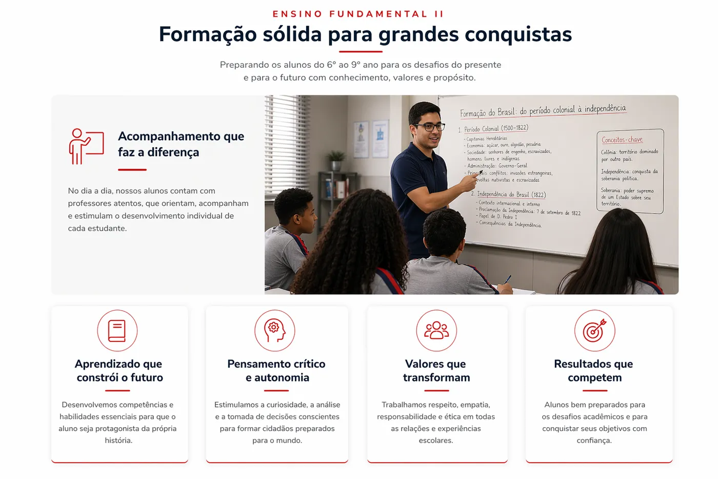 Alunos do Ensino Fundamental II