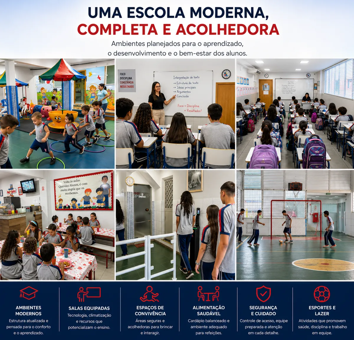 A estrutura do Colégio Penha Gabriel hoje