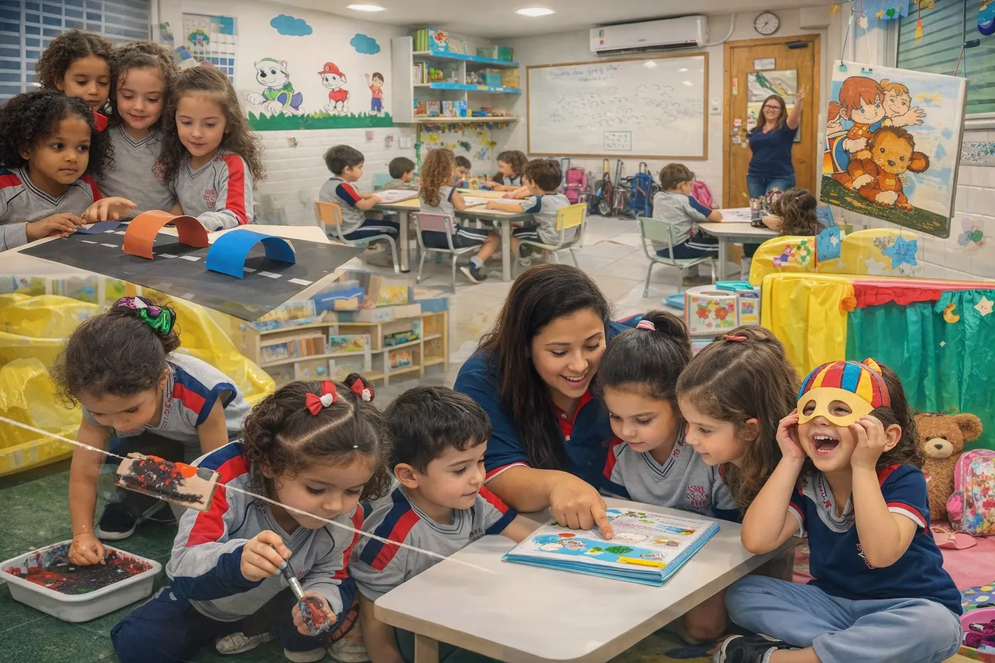 Crianças da Educação Infantil do Colégio Penha Gabriel