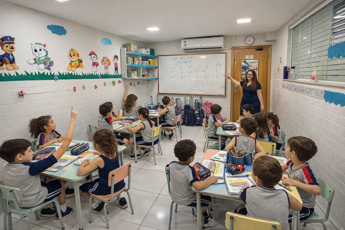 Sala de aula da Educação Infantil